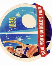 New York World's Fair 1939 Adhesive Souvenir