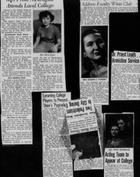 Lycoming College scrapbook: January 17, 1950-February 10, 1953