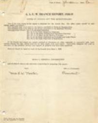 Branch reports 1938-1941