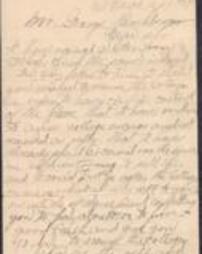 Kring letter to George Hershberger