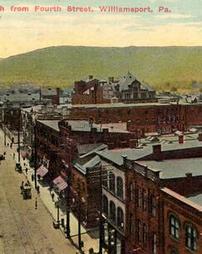 Pine Street South from Fourth Street, Williamsport, Pa.