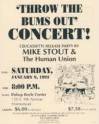 Throw the Bums Out Concert Poster