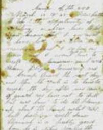 Letter from James Graham, Jr. to his father, March 17 1865