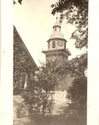 Church Steeple and edge of a house 1924