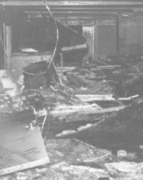 Geological Survey - Drafting room destroyed by Hurricane Agnes flood