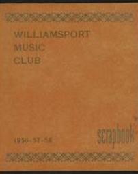 Williamsport Music Club Scrapbook: 1956-1957