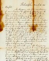 1845-03-20 Handwritten letter from Daniel Schneck to his sister, Sophia Wagner