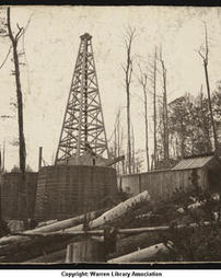 Oil Field in Warren County (circa 1890)