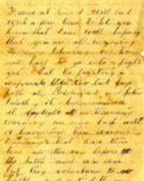 Letter from James Graham to friends at home, south of Richmond, October 1, 1864
