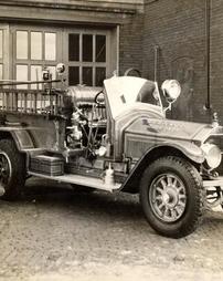 Fire truck purchased by Old Lycoming Township February, 1940