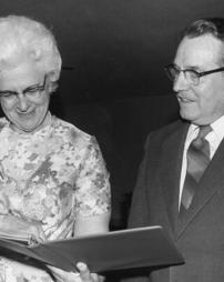 Dr. Frances Skeath and Raymond Jamison, Retirement 1974