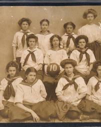 Girl's Basketball Team, 1910