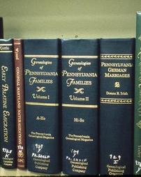 Pennsylvania History Books on Shelf