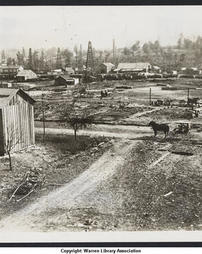 Clarendon Fire Looking South (1887)