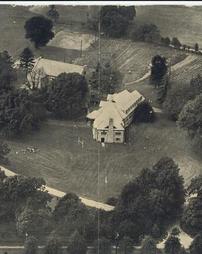 Aerial View of Friends' Central School, 1929