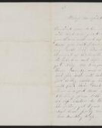 Letter from Ebert Smith to his sister Hannah Thacher, April, 28,1863.
