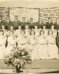 Ulysses High School, Class of 1940, Paul Buck back row, second from left