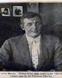 Christy Mathewson in stage makeup