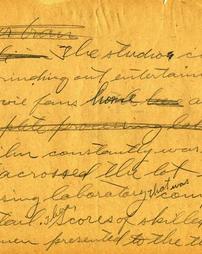 Portus Acheson's hand-written notes, titled "Nostalgic," page 2