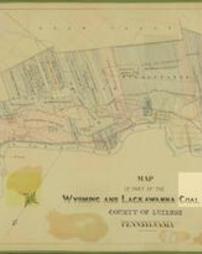 Map of part of the Wyoming and Lackawanna coal field, county of Luzerne, Pennsylvania.