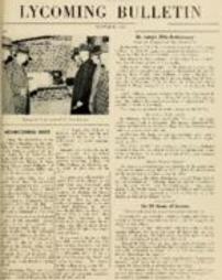 Bulletin, Lycoming College, November 1950