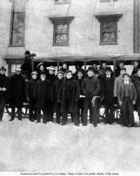 Students in Front of Old Main