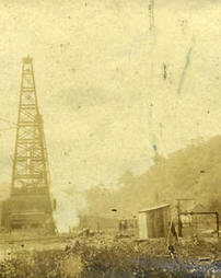 Well drilling in head of Snake Hollow