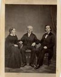 B&W Photograph Print of the Beecher Family