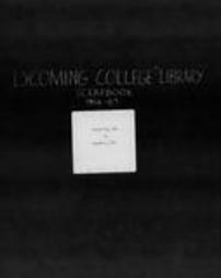 Lycoming College Library scrapbook: August 28, 1966-August 6, 1967