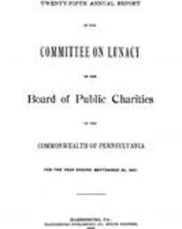 Annual report of the Board of Commissioners of Public Charities.