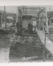Bridge into Williamsburg - March 18, 1936 flood