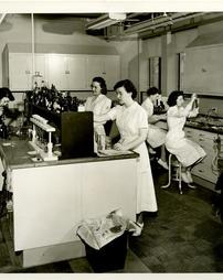 Nurses in a laboratory.