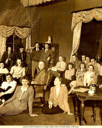 Cast and Stage Committee of 'Kind Lady'