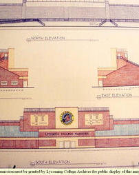New Stadium at Person Field, Architect's Drawing