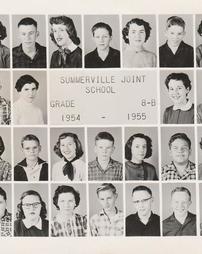 Summerville Joint School grade 8 b 1954 - 1955