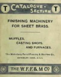Finishing machinery for sheet brass : muffles, casting shops, and furnaces