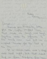 Letter from Bobby Johnston to Warren [Letter 16]
