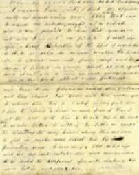 Letter from James Graham to his sister, Picketline at White Oak Swamp, Virginia, November 29, 1864