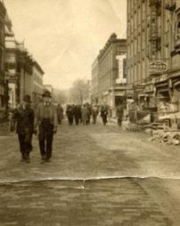 Pine Street after the 1936 flood