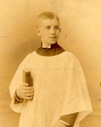 William T. White when he was an Episcopal choirboy in Williamsport, PA
