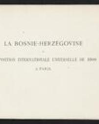 La Bosnia-Herzegovine a l'Exposition internationale universelle de 1900 a Paris