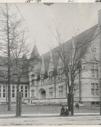 Albright Memorial Library very early photograph.