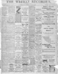 The Conshohocken Recorder, January 12, 1889