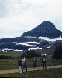Road Trip. National Parks in the 1940s. Exhibition. 2016. Glacier Park. At Logan Pass On Going To The Sun Highway