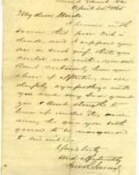 Letter from J. R. [John R.] Savage to his uncle, Thomas White, April 24, 1865