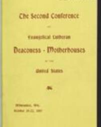 Second Conference  of Evangelical Lutheran Deaconess Motherhouses in the United States