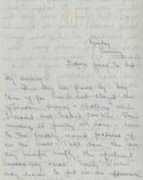 Letter from Bobby Johnston to Warren [Letter 3]