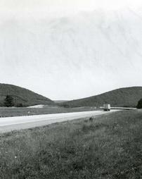 Interstate 81, view of Swatara Gap at Lickdale