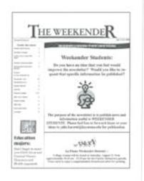 The Weekender Volume 23 Issue 5 2006
