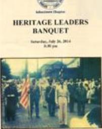 Heritage Leaders Banquet Program 2014